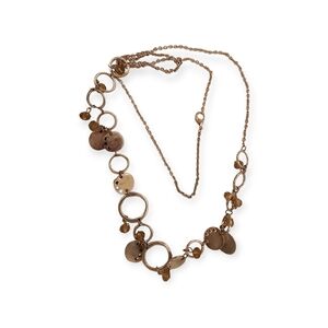 Long NECKLACE with Crystals